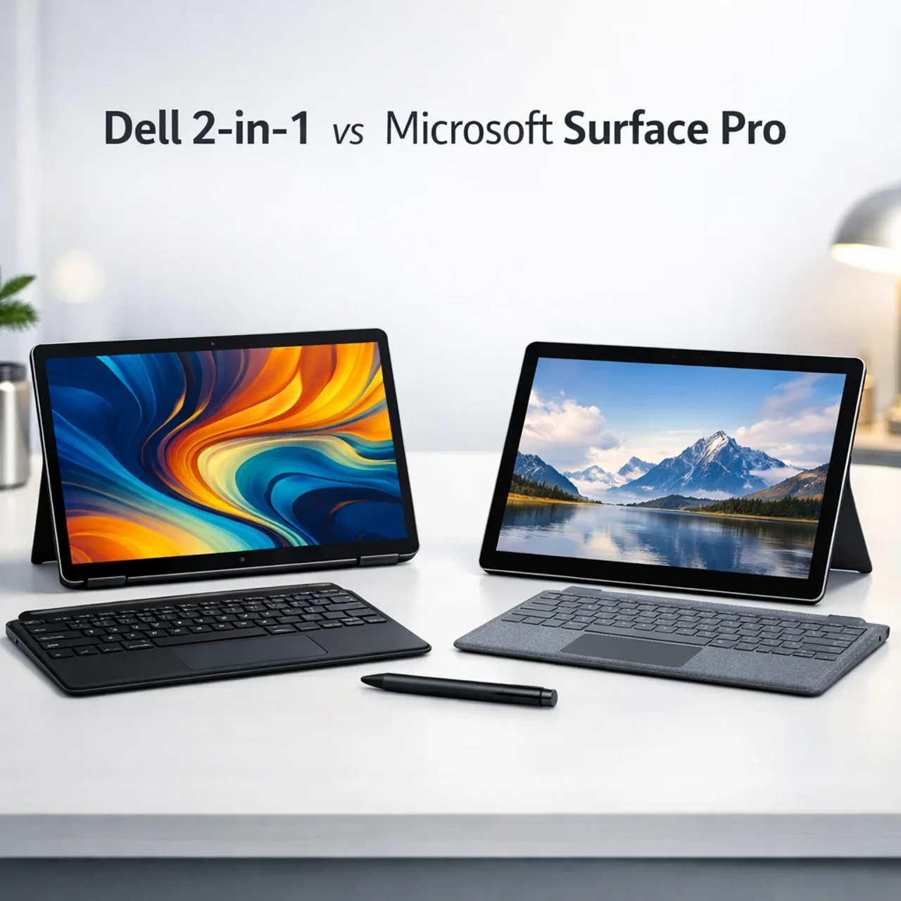 مقایسه جامع Surface Pro و Dell Latitude Detachable