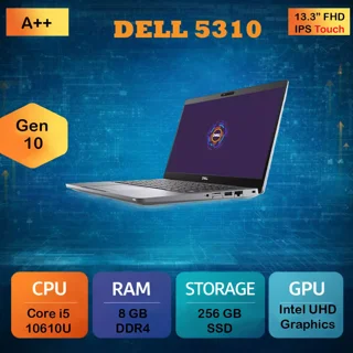 لپ تاپ استوک دل 5310 لمسی Corei7 | 13.3 inch