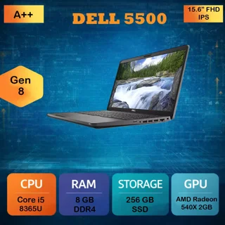 لپ تاپ استوک دل 5500 | Corei i5 | 15.6 inch