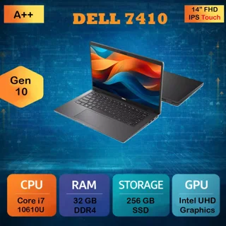 لپ تاپ استوک دل 7410 | 14 اینچ لمسی | Core i7